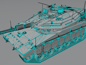 tanks merkava iv Model 3D