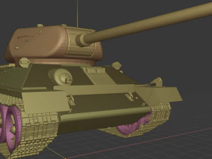 t 34-85 tanks 3D Model
