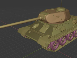t 34-85 tanks 3D Model