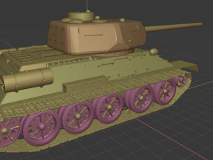 t 34-85 tanks 3D Model