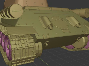 t 34-85 tanks 3D Model