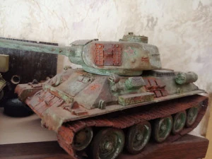 t 34-85 tank Model 3D