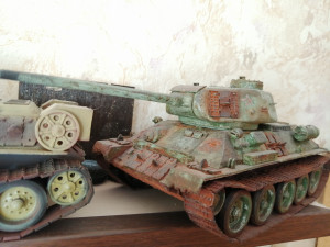 t 34-85 tanks Modello 3D