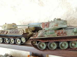 t 34-85 tanks 3D Model