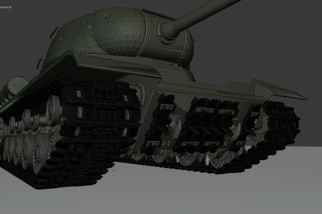 is 1 tanks Model 3D .c4d .max .obj .3ds .fbx .stl .blend 