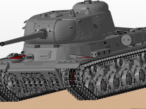 is 1 tanks Model 3D
