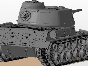 is 1 tanks Model 3D