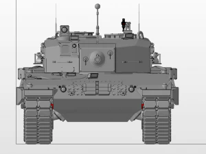 leopard 2 tanks 3D Model