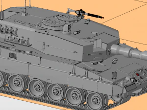 leopard 2 tanks 3D Model