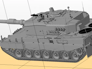 leopard 2 tanks 3D Model