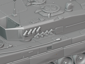leopard 2 tanks Model 3D