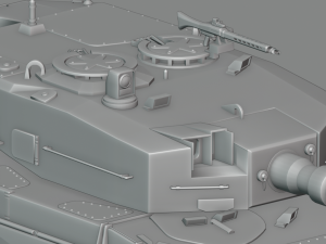 leopard 2 tanks Model 3D