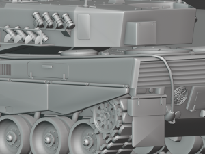 leopard 2 tanks Model 3D