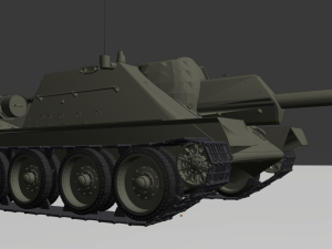 su 122 ussr tanks 3Dモデル