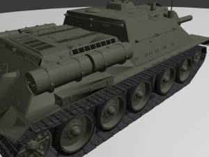 su 122 ussr tanks 3Dモデル