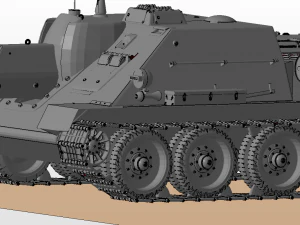 su 122 ussr tanks 3D Model