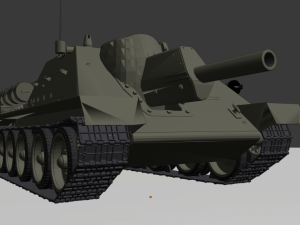 su 122 ussr tanks 3Dモデル