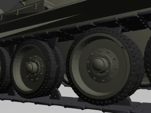 su 122 ussr tanks 3D Model