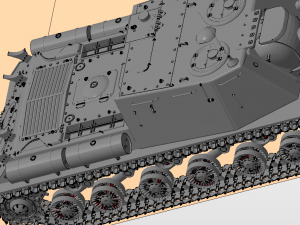 isu 122s ussr tanks 3D Model