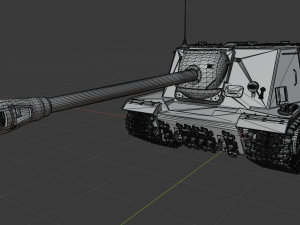 isu 122s ussr tanks 3D Model