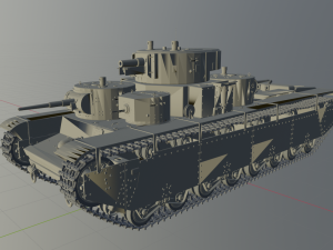t 35 ussr tanks Model 3D