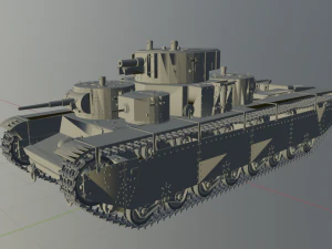 t 35 ussr tanks 3D Model