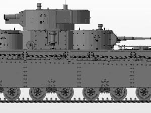 t 35 ussr tanks 3D Model