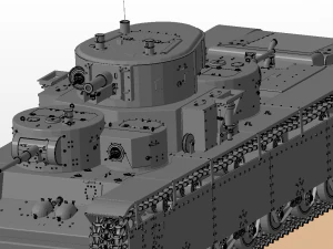 t 35 ussr tanks 3D Model