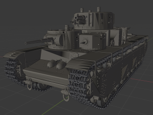 t 35 ussr tanks Model 3D