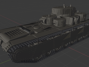 t 35 ussr tanks Model 3D