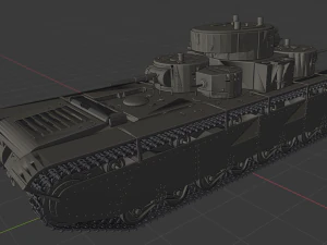 t 35 ussr tanks 3D Model