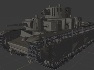 t 35 ussr tanks Model 3D