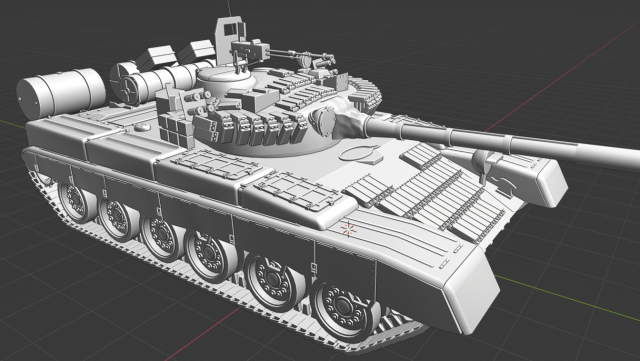 t 80 russian tanks 3D Model .c4d .max .obj .3ds .fbx .stl .blend 