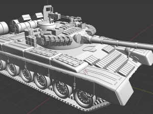 т 80 российские танки 3D Модель