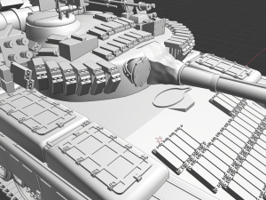 t 80 russian tanks 3D Model