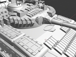 t 80 russian tanks 3D Model