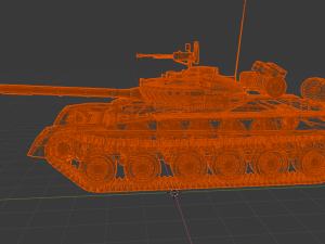 t 80 russian tanks 3D Model