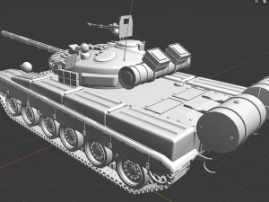 t 80 russian tanks 3D Model