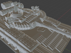 t 80 russian tanks 3D Model