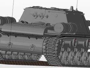 isu 152 russian tanks 3D Model