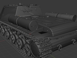 isu 152 russian tanks 3D 모델