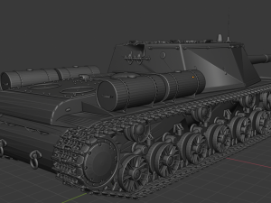 isu 152 russian tanks 3D 모델