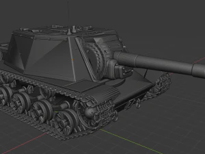isu 152 russian tanks 3D Model