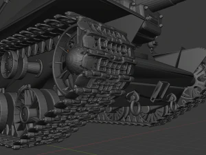 isu 152 russian tanks 3D Model