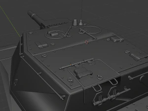 isu 152 russian tanks 3D Model
