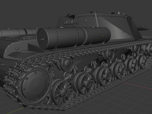 isu 152 russian tanks 3D 모델