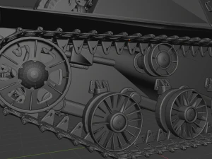 isu 152 russian tanks 3D Model