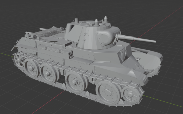 bt 7 russian tanks 3D Модель .c4d .max .obj .3ds .fbx .stl .blend