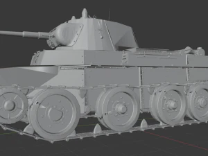 bt 7 russian tanks 3D Model