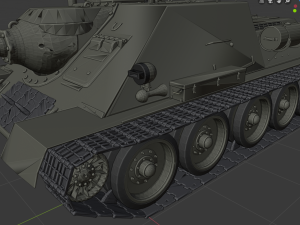 su 100 russian tanks Modelo 3D